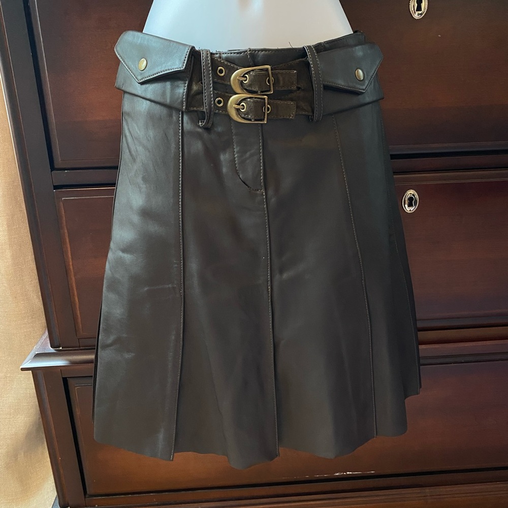 Leather Tristan Skirt
